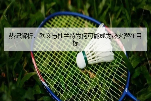 热记解析：欧文与杜兰特为何可能成为热火潜在目标